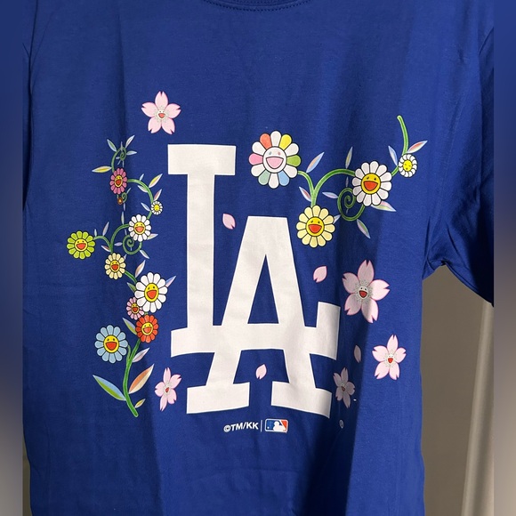 Takashi Murakami x dodgers shirt Medium royal blue - Picture 2 of 7